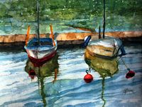 aquarell_boot_paar